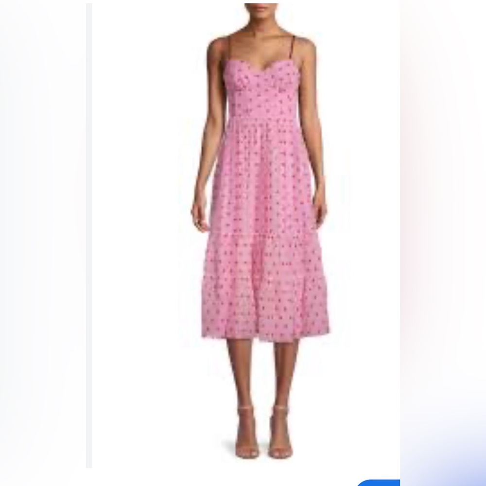 Pink heart 🩷 Midi Dress- Betsey Johnson